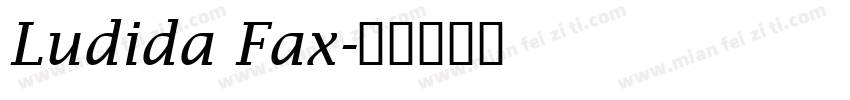 Ludida Fax字体转换